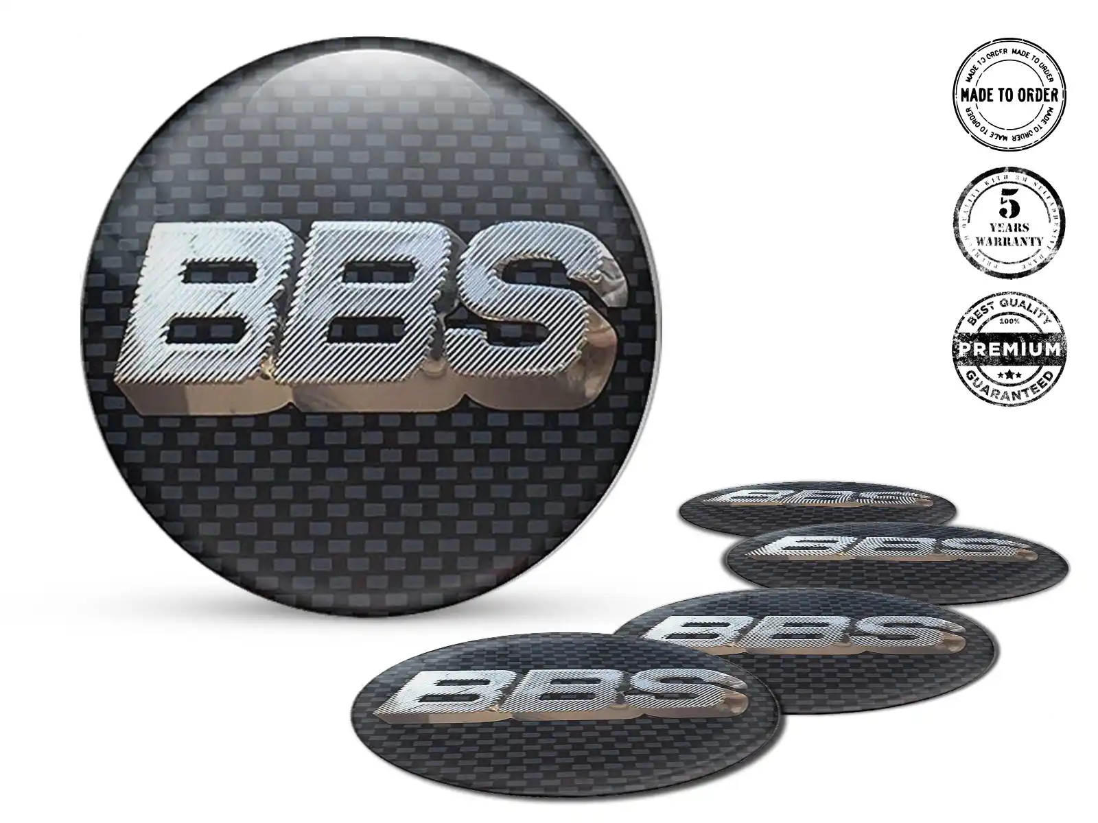 BBS Decalcomania Marchio Cerchio Niche Quantum Racing